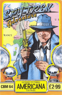 Spy-Trek Adventure Commodore 64 box art